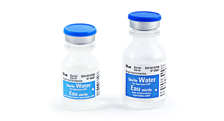 Image EAU STERILE INJECTABLE SANS PRÉSERVATIF 10ML